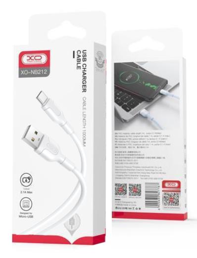 XO NB212 ΚΑΛΩΔΙΟ ΦΟΡΤΙΣΗΣ TYPE-C ΛΕΥΚΟ