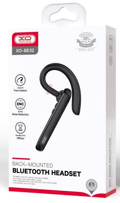 XO BE32 ΑΚΟΥΣΤΙΚΟ BLUETOOTH, ENC, ΜΑΥΡΟ