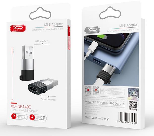XO NB149-E ΑΝΤΑΠΤΟΡΑΣ TYPE C TO USB2.0