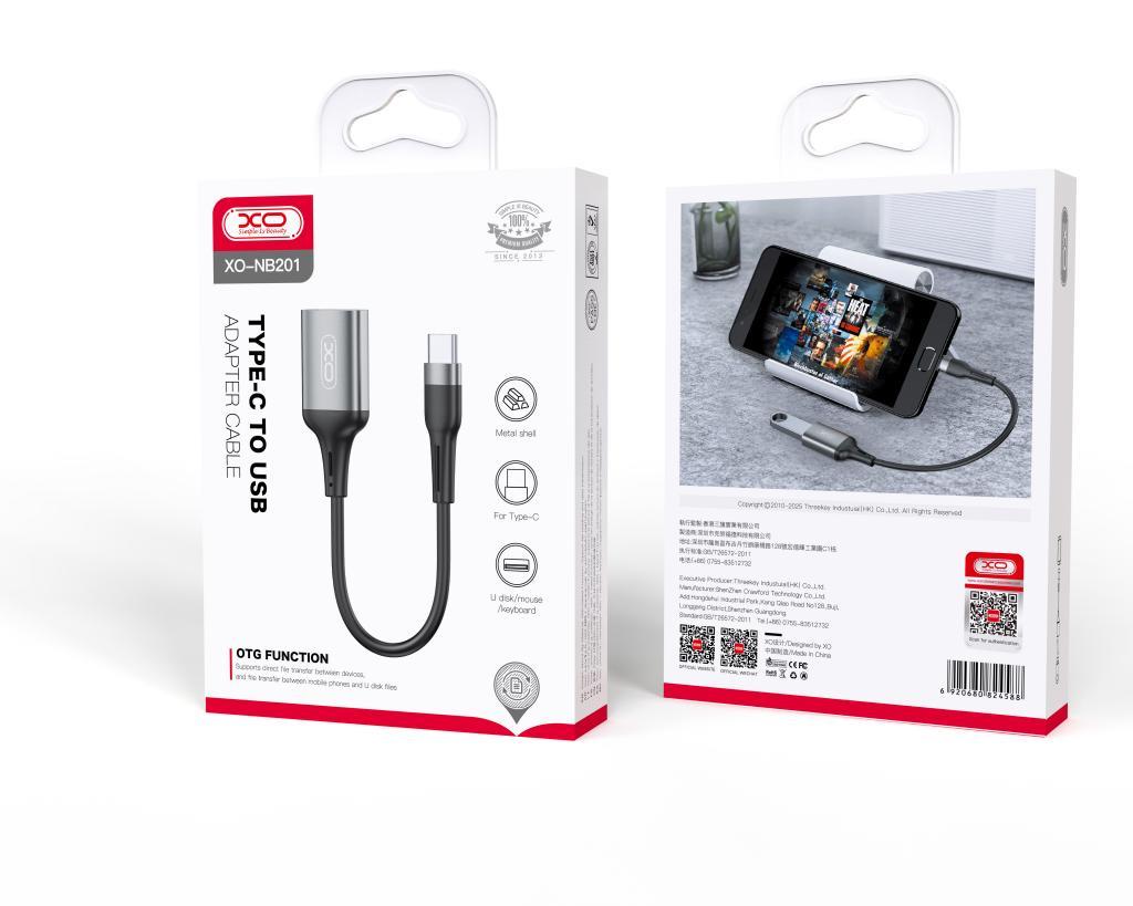 XO NB201 OTG USB 2.0, 480Mbp TYPE-C ΣΕ OTG