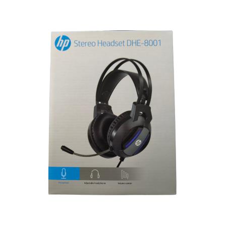 HP ΑΚΟΥΣΤΙΚΑ DHE-8001 USB+3.5 headphone with LED