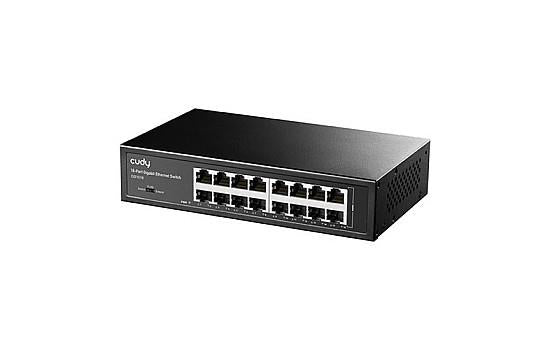 CUDY GS1016 16-PORT GIGABIT SWITCH, RACKMOUNT