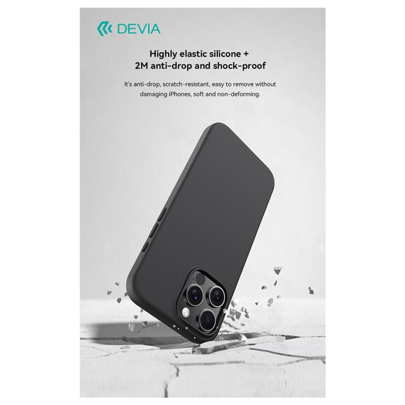 Θήκη Silicon Devia Apple iPhone 16 Pro Max Magnetic Nature Μαύρο