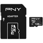 Κάρτα μνήμης Micro SDXC C10 UHS-I PNY Performance Plus 80MB/s 128Gb + 1 ADP