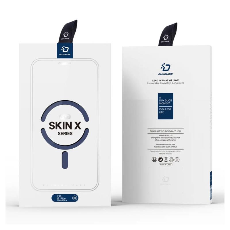 Θήκη Flip Dux Ducis Apple iPhone 15 Pro Max Wallet Skin X Pro Μπλε