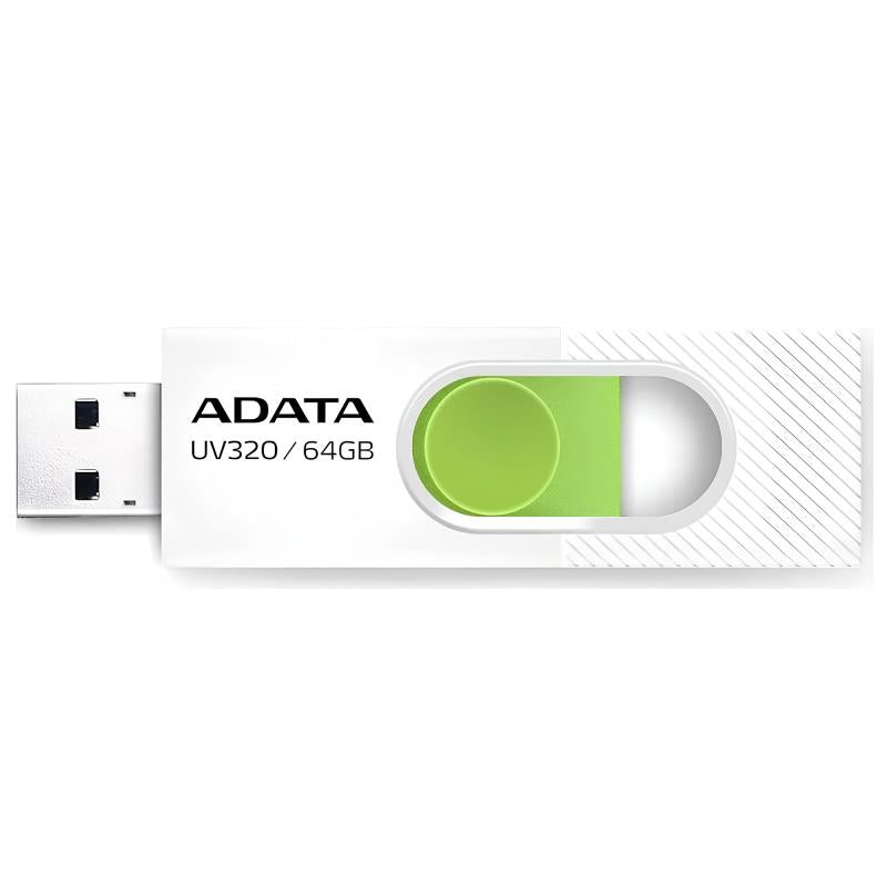 USB 3.2 Flash Disk Adata UV320 USB A 64GB Λευκό