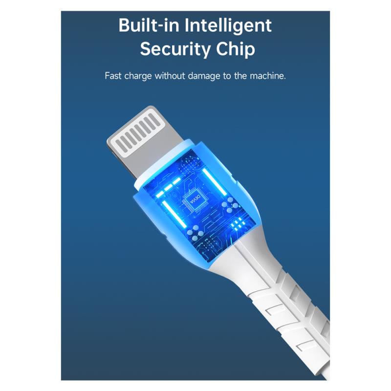 Καλώδιο Σύνδεσης USB 2.0 Devia EC150 USB C σε Lightning PD 27W 1m Kintone Λευκό