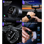 Smartwatch Choetech WT001 1.91" Μαύρο