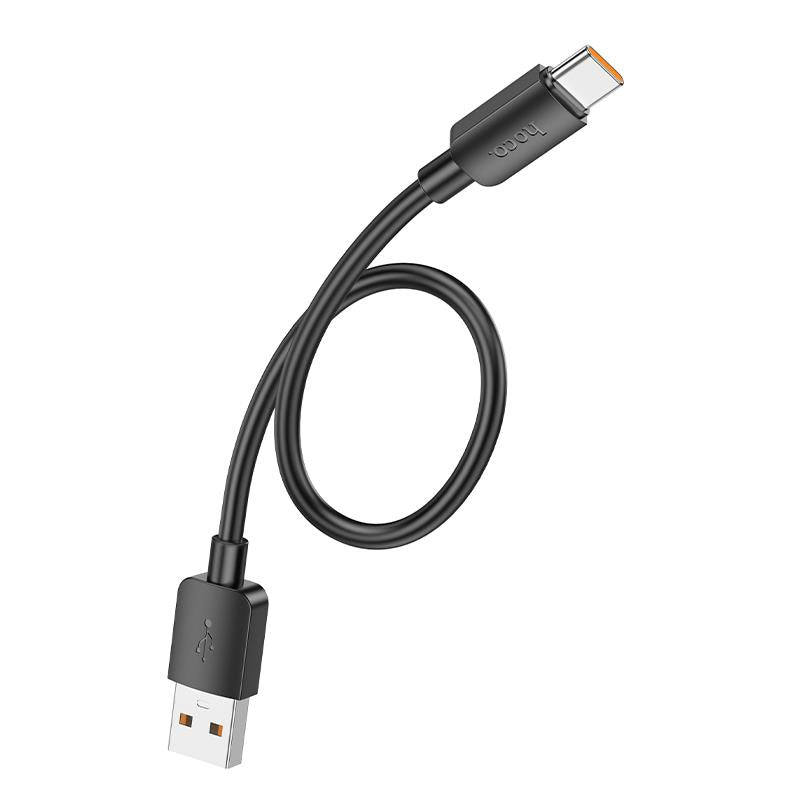 HOCO X96 ΚΑΛΩΔΙΟ ΦΟΡΤΙΣΗΣ ΚΑΙ ΔΕΔΟΜΕΝΩΝ HYPER TYPE-C, 100W, 0.25m, ΜΑΥΡΟ