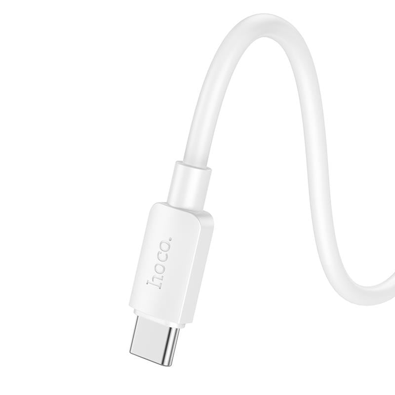HOCO X96 ΚΑΛΩΔΙΟ ΦΟΡΤΙΣΗΣ ΚΑΙ ΔΕΔΟΜΕΝΩΝ HYPER TYPE-C, 100W, 0.25m, ΛΕΥΚΟ
