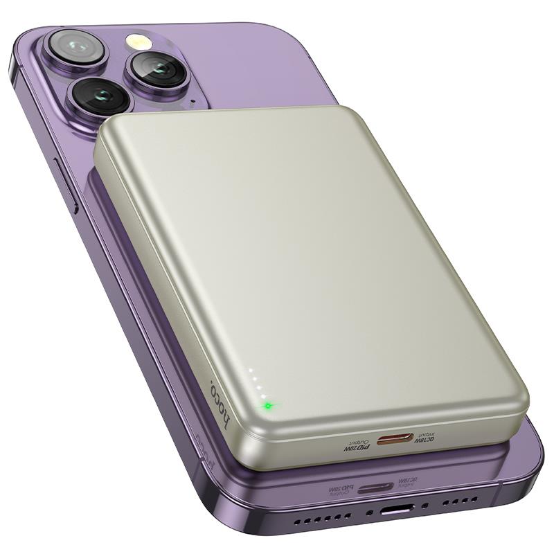 HOCO Q26A JOY POWERBANK, ΜΑΓΝΗΤΙΚΟ, 10.000MAH, ΧΡΥΣΟ