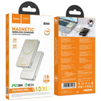HOCO Q26A JOY POWERBANK, ΜΑΓΝΗΤΙΚΟ, 10.000MAH, ΧΡΥΣΟ