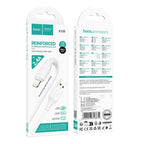 HOCO X120 BENEFICIO ΚΑΛΩΔΙΟ USB TO LIGHTNING, 1m, 27W, ΛΕΥΚΟ