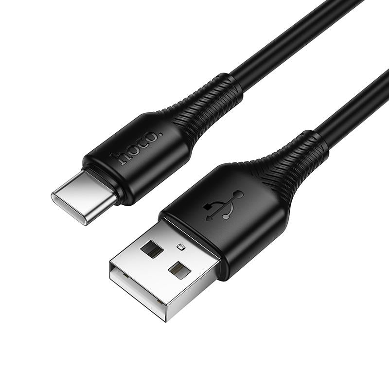 HOCO X120 BENEFICIO ΚΑΛΩΔΙΟ USB TO TYPE-C, 1m, 27W, ΜΑΥΡΟ