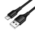 HOCO X120 BENEFICIO ΚΑΛΩΔΙΟ USB TO TYPE-C, 1m, 27W, ΜΑΥΡΟ