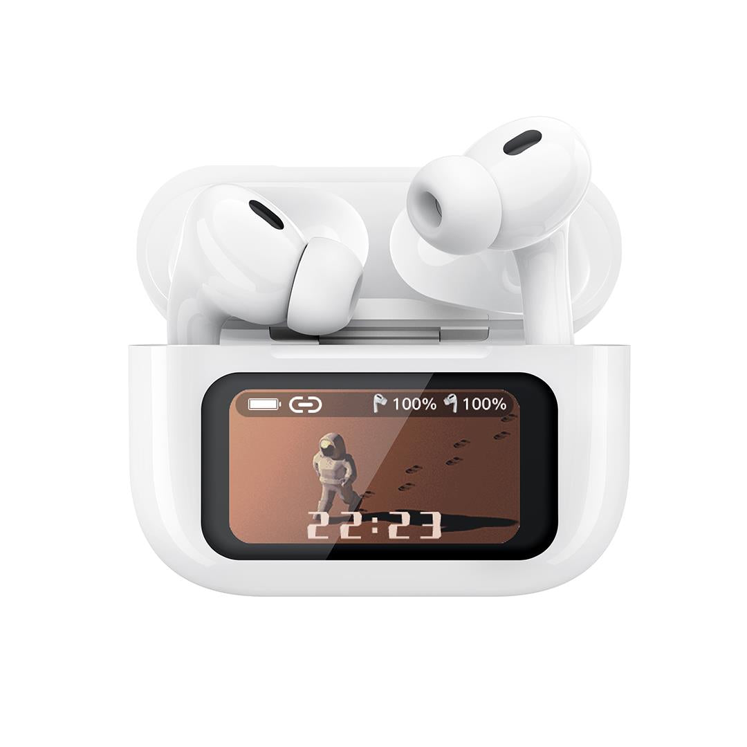 XO X36 PRO BLUETOOTH ΑΚΟΥΣΤΙΚΑ, TWS, ANC, TOUCHSCREEN, ΛΕΥΚΑ