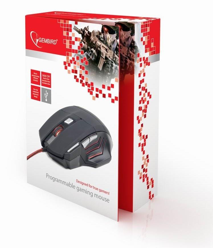 GEMBIRD GAMING ΠΡΟΓΡΑΜΜΑΤΙΖΟΜΕΝΟ ΠΟΝΤΙΚΙ MUSG