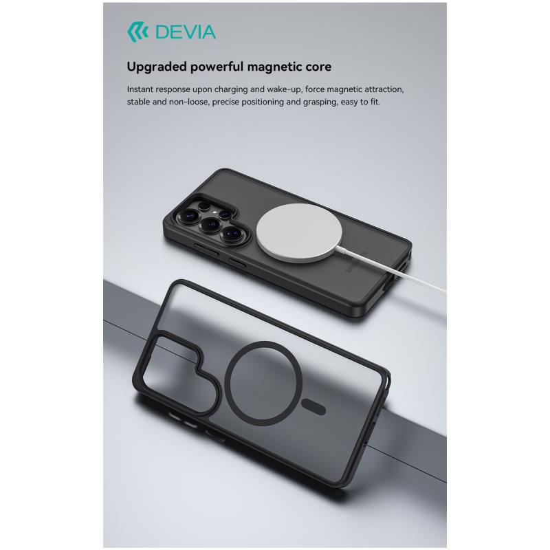 Θήκη TPU & PC Devia Samsung Galaxy S26 5G Magnetic Shock Proof Pino Μαύρο