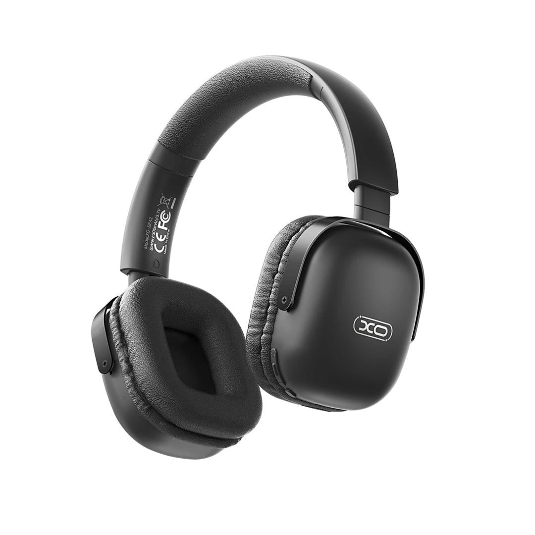 XO BE42 SCARLET BLUETOOTH ΑΚΟΥΣΤΙΚΑ ΚΕΦΑΛΗΣ, ΑΝΑΔΙΠΛΟΥΜΕΝΑ, ΜΑΥΡΑ