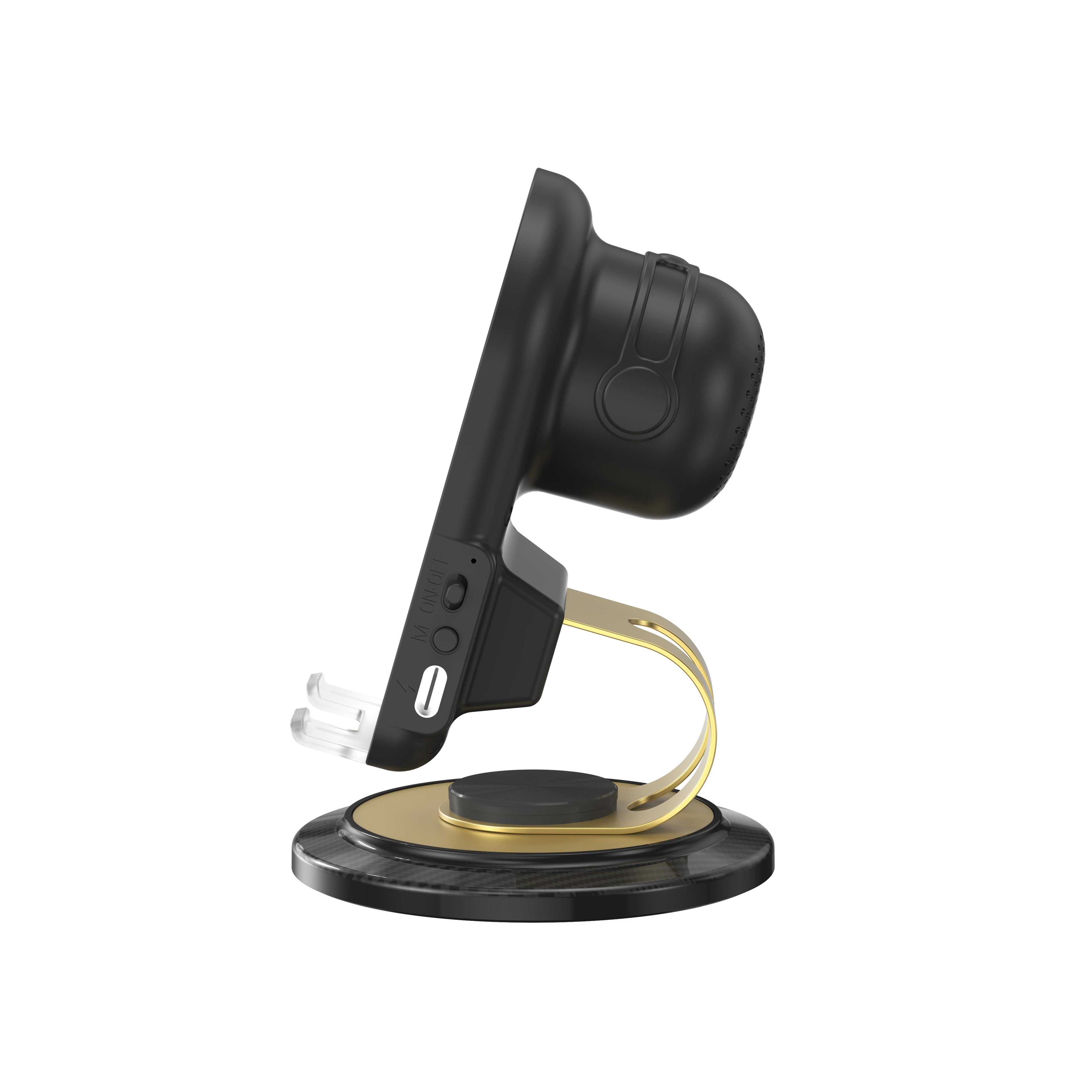 XO F68 INDUCTIVE ΒΑΣΗ ΚΙΝΗΤΟΥ ΜΕ BLUETOOTH ΗΧΕΙΟ, ΜΑΥΡΟ