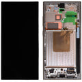 Οθόνη με Touch Screen & Μπροστινή Πρόσοψη για Samsung S928B Galaxy S24 Ultra 5G Titanium Μαύρο/ Titanium Μπλε/ Titanium Πράσινο (Original) Σκούρο Ασημί