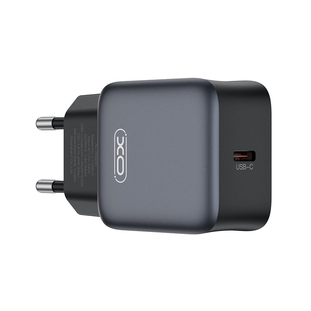 XO L155 ΦΟΡΤΙΣΤΗΣ 30W TYPEC, ΜΑΥΡΟΣ