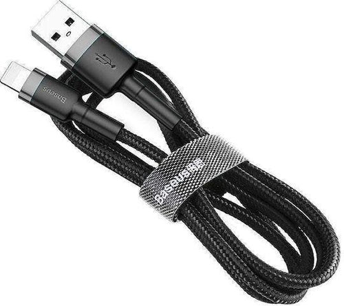 BASEUS CAFULE ΚΑΛΩΔΙΟ ΦΟΡΤΙΣΗΣ, USB ΣΕ LIGHTNING, 2M, 1.5A, ΜΑΥΡΟ
