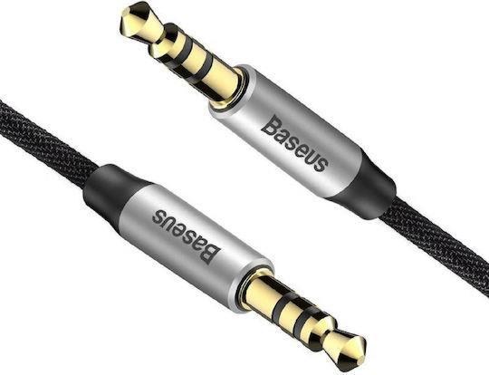 BASEUS YIVEN M30 ΚΑΛΩΔΙΟ ΗΧΟΥ, 3.5mm, 1m, ΜΑΥΡΟ