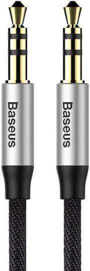 BASEUS YIVEN M30 ΚΑΛΩΔΙΟ ΗΧΟΥ, 3.5mm, 1m, ΜΑΥΡΟ