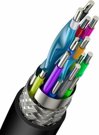 BASEUS CAFULE, ΚΑΛΩΔΙΟ HDMI, 4Κ, 2m, ΜΑΥΡΟ