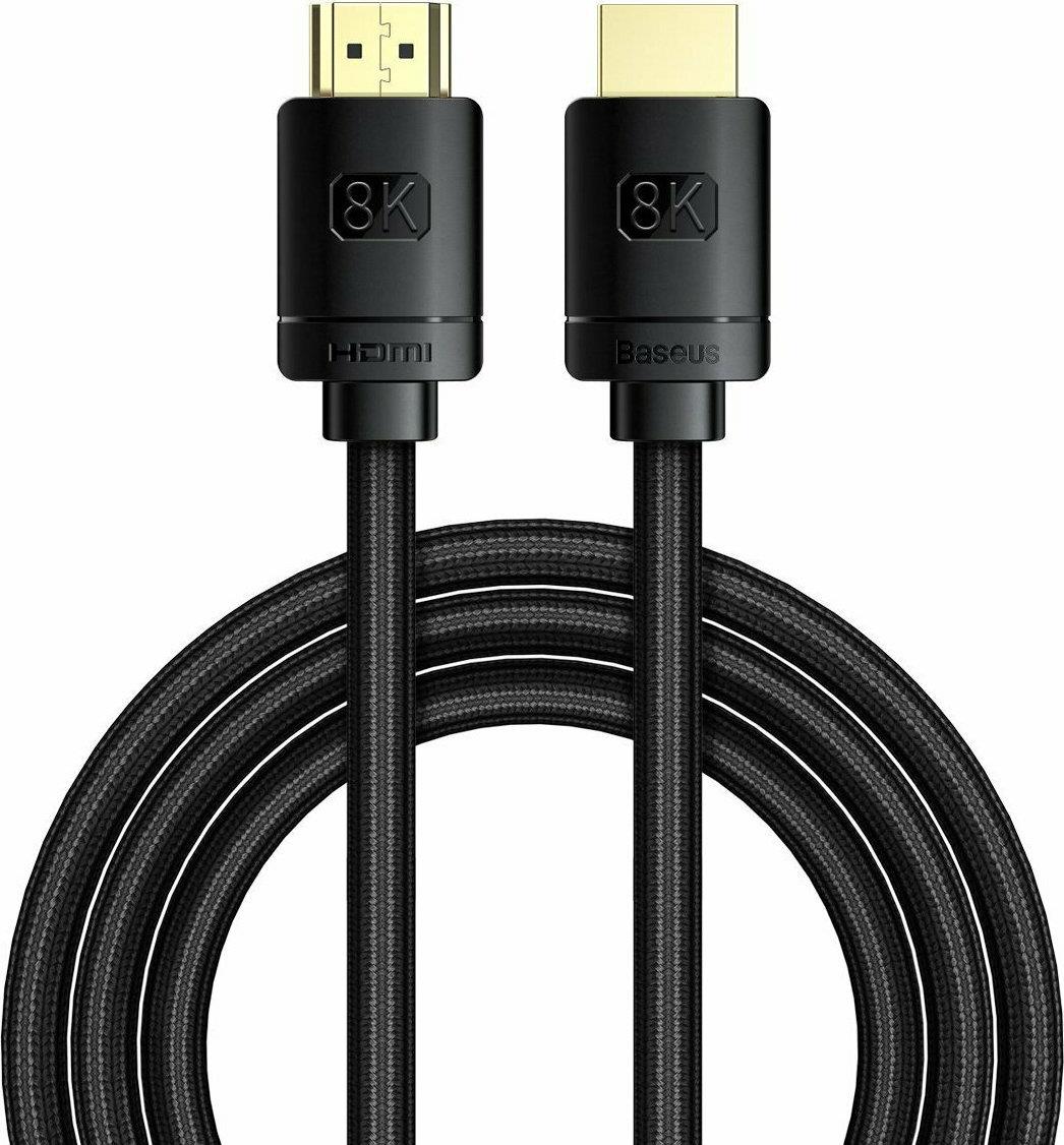 BASEUS HIGH DEFINITION SERIES, ΚΑΛΩΔΙΟ HDMI, 8K, 2m, ΜΑΥΡΟ