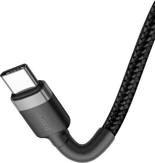 BASEUS CAFULE ΚΑΛΩΔΙΟ ΦΟΡΤΙΣΗΣ, PD 2.0 TYPE-C, 3A, 60W, 1M, ΓΚΡΙ, ΜΑΥΡΟ