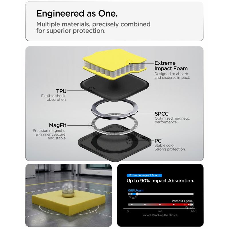 Θήκη TPU & PC Spigen Samsung Galaxy S26 Plus 5G Tough Armor Μαύρο