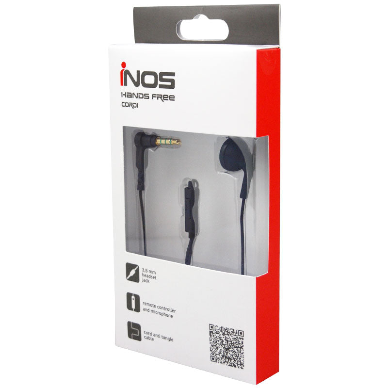 Hands Free Μονό inos 3.5mm Cordi Μαύρο