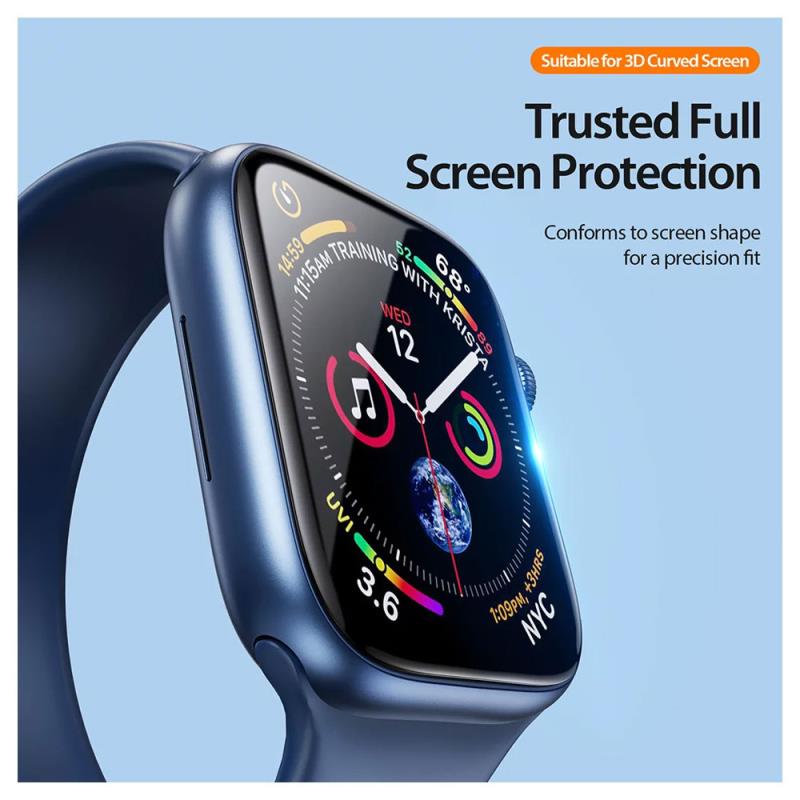 Tempered Glass Dux Ducis Apple Watch Series 10/ 11 42mm Μαύρο (2 τεμ.)