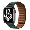 Λουράκι Devia Elegant Leather Apple Watch (38/ 40/ 41/ 42mm) Two-Tone Πράσινο
