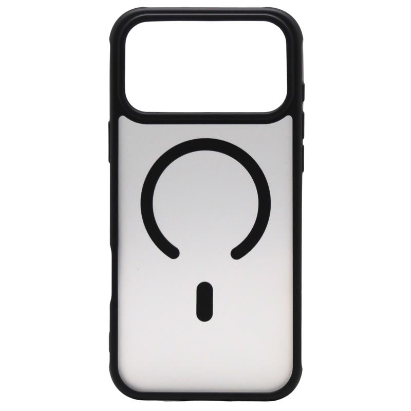 Θήκη TPU & PC inos Apple iPhone 17 Pro Max MagFlame Μαύρο