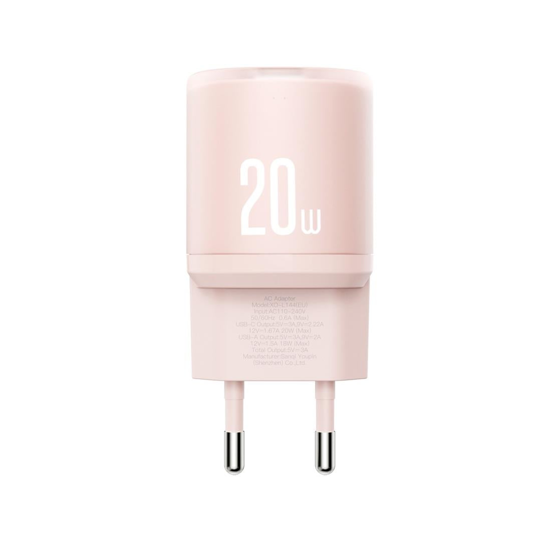 XO L144 ΦΟΡΤΙΣΤΗΣ 20W, 2 ΘΥΡΕΣ, ΡΟΖ