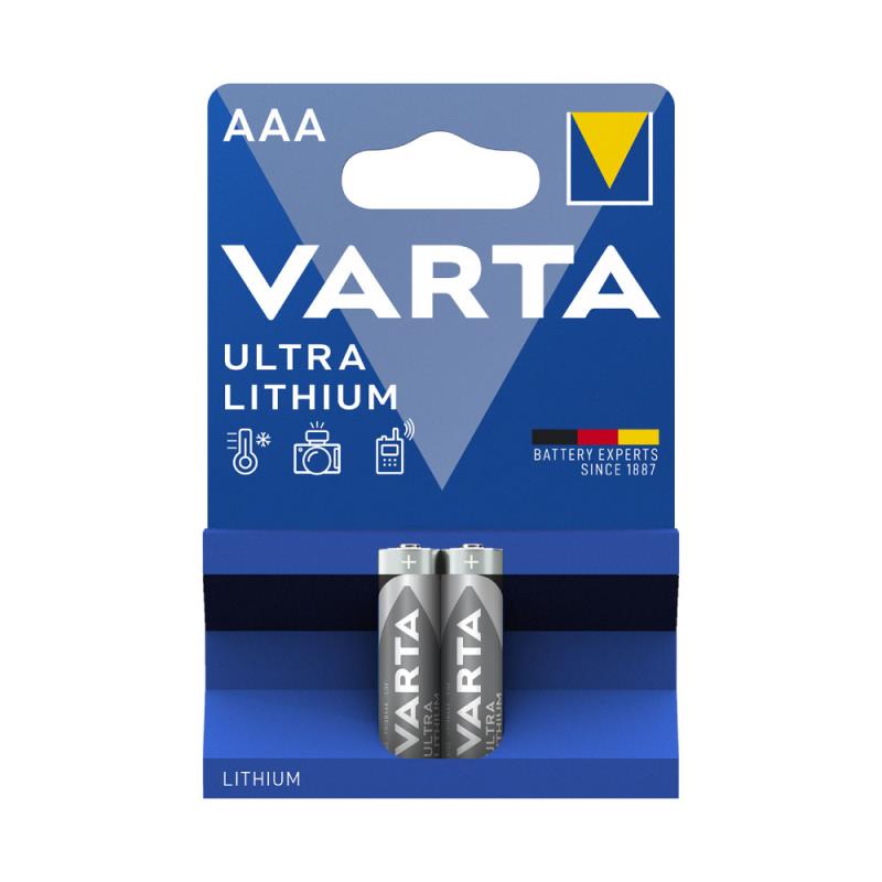 Μπαταρία Lithium Varta Ultra AAA LR03 (2 τεμ.)