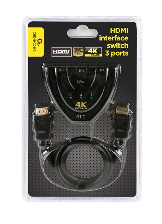CABLEXPERT HDMI SWITCH , 3 PORTS