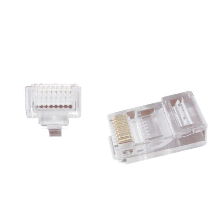 ΑΚΡΟΔΕΚΤΗΣ CABLEXPERT 8P8C RJ45 LAN, UTP CAT5e, PASS THROUG ΣΑΚΟΥΛΑΚΙ 100 ΤΕΜΑΧΙΩΝ