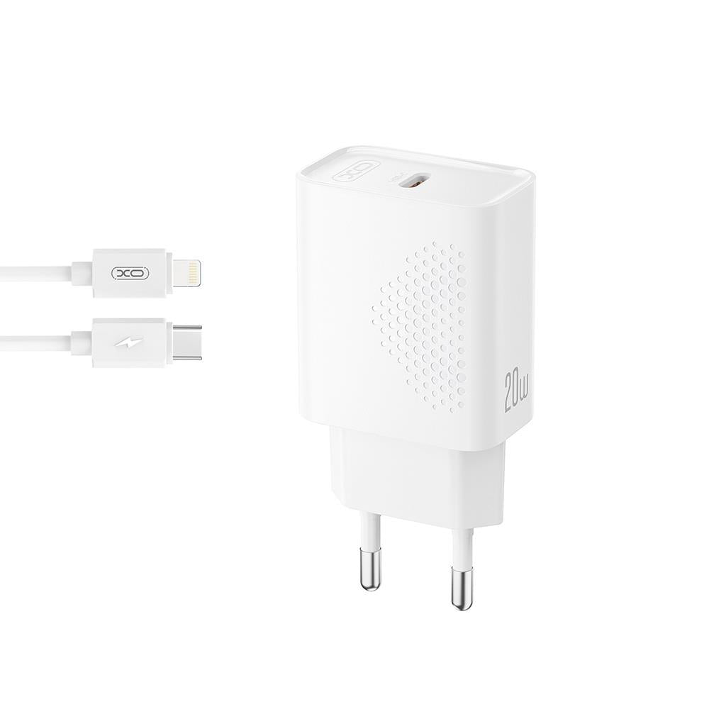 XO ΦΟΡΤΙΣΤΗΣ ΓΡΗΓΟΡΗΣ ΦΟΡΤΙΣΗΣ L160, 20W, ΜΕ ΚΑΛΩΔΙΟ LIGHTNING 1 ΘΥΡΑ