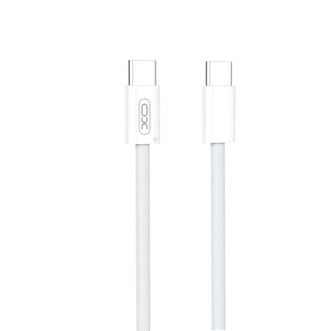 XO NB-Q260C, ΚΑΛΩΔΙΟ ΦΟΡΤΙΣΗΣ, TYPE-C ΣΕ TYPE-C, 60W, 3M, ΛΕΥΚΟ