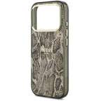 Θήκη TPU & PC Guess Apple iPhone 18 Pro Max/ 17 Pro Max MagSafe Python Pattern Καφέ