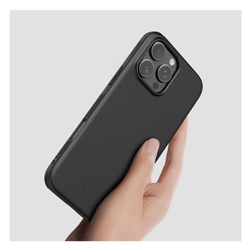 Θήκη Soft TPU & PC Nillkin Super Frosted Shield Pro Apple iPhone 16 Pro Max Μαύρο
