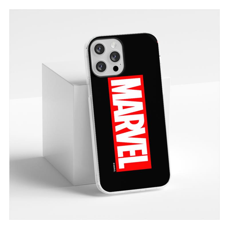 Θήκη Soft TPU Marvel Logo 001 Xiaomi Redmi 12C Μαύρο