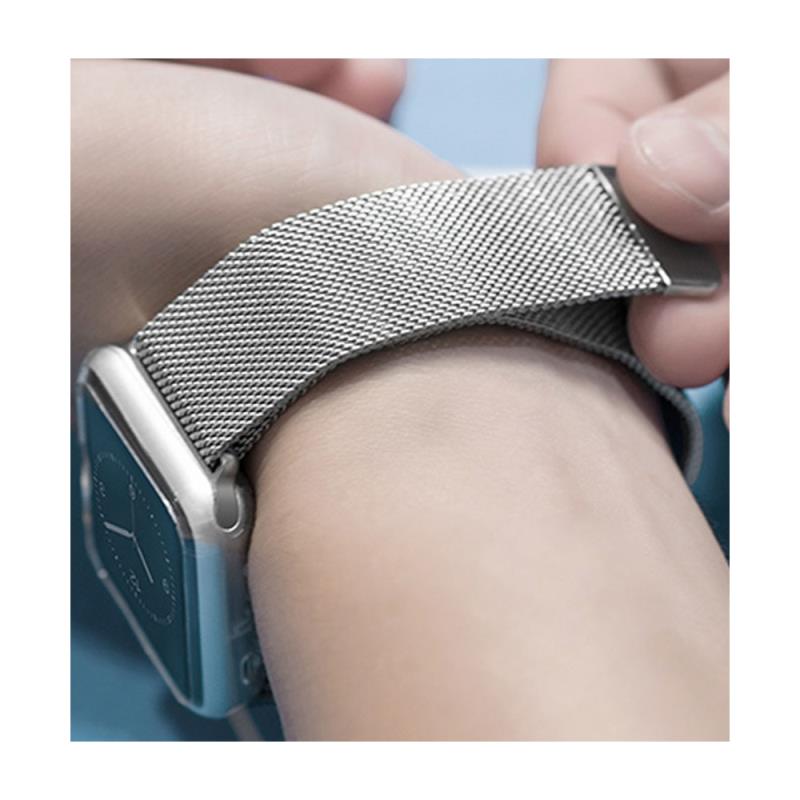 Λουράκι Devia Milanese Loop Apple Watch (38/ 40/ 41/ 42mm) Elegant Ασημί