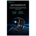 Smartwatch Devia Pro2 2.04" Ασημί