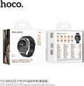 HOC Y37, SMART WATCH, SPORT, AMOLED, GPS, ΜΑΥΡΟ