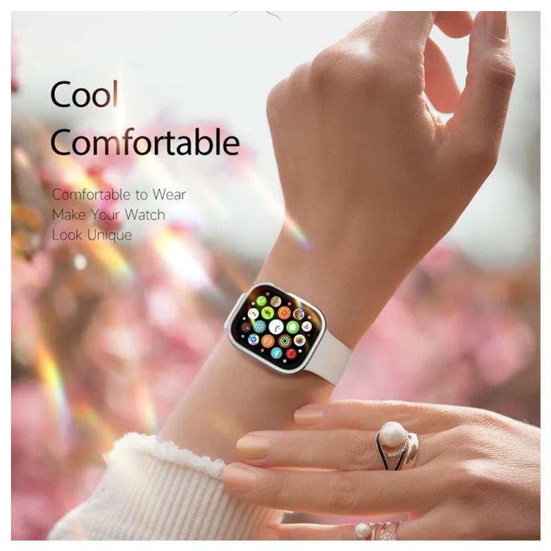 Θήκη PC Dux Ducis Hamo Metallic Apple Watch 10/ 11 42mm Ασημί